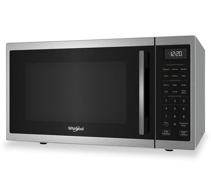 Tourbillon 1,0 Cu. Fort. Micro-ondes de comptoir avec Air Fry - Acier inoxydable - WMCS5522RB | Four à micro-ondes de comptoir Whirlpool de 1,0 pi3 avec friture à air - Acier inoxydable - WMCS5522RB