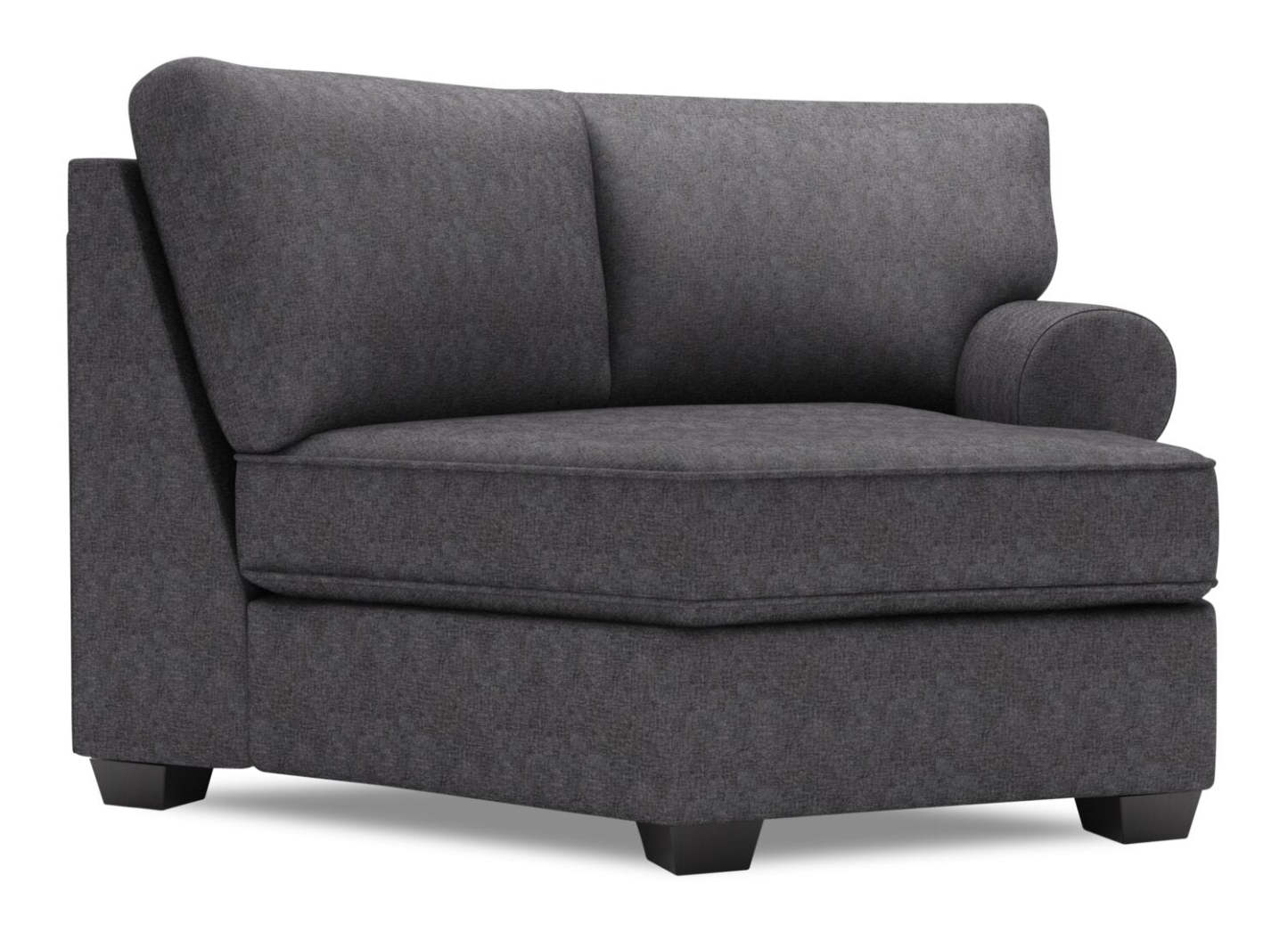 Canapé Lab Roll RAF Cuddler - Charbon de luxe | Fauteuil Cuddler de droite Roll de la collection Sofa Lab - Luxury Charcoal | RO862993