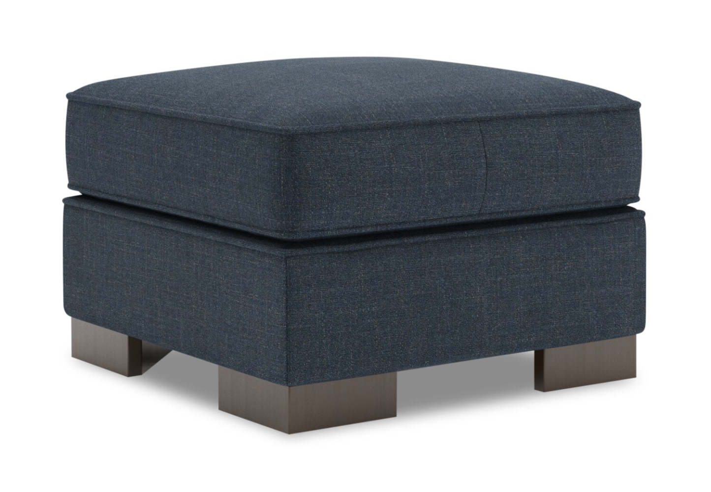 Fabriqué au Canada Canapé personnalisable Lab Track 24 en tissu d'apparence lin - Luna Sailor Blue | Pouf Track de Sofa Lab de 24 po fabriqué au Canada en tissu d'apparence lin - bleu Luna Sailor | TR802491