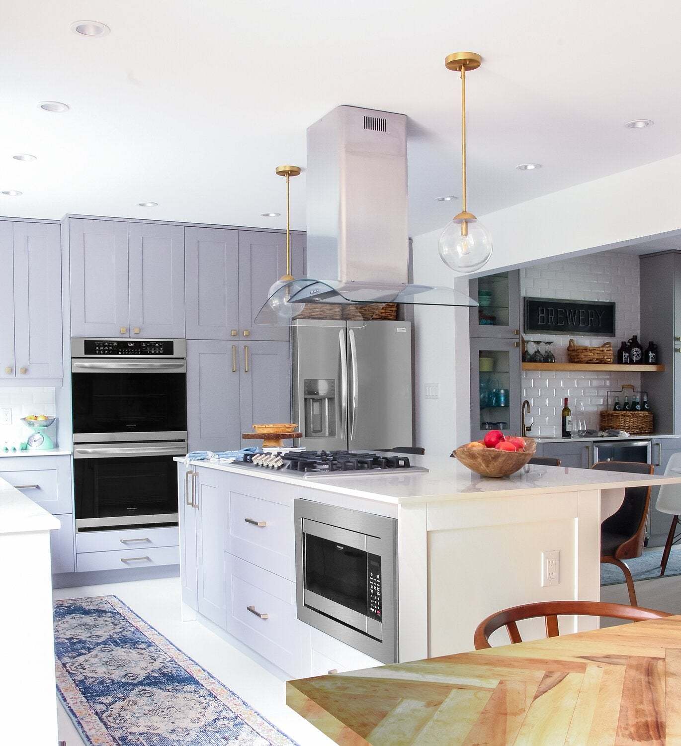 Frigidaire 42 Hotte pour îlot en verre - FHPC4260LS | Hotte pour îlot Frigidaire de 42 po de style auvent en verre - FHPC4260LS | FHPC4260