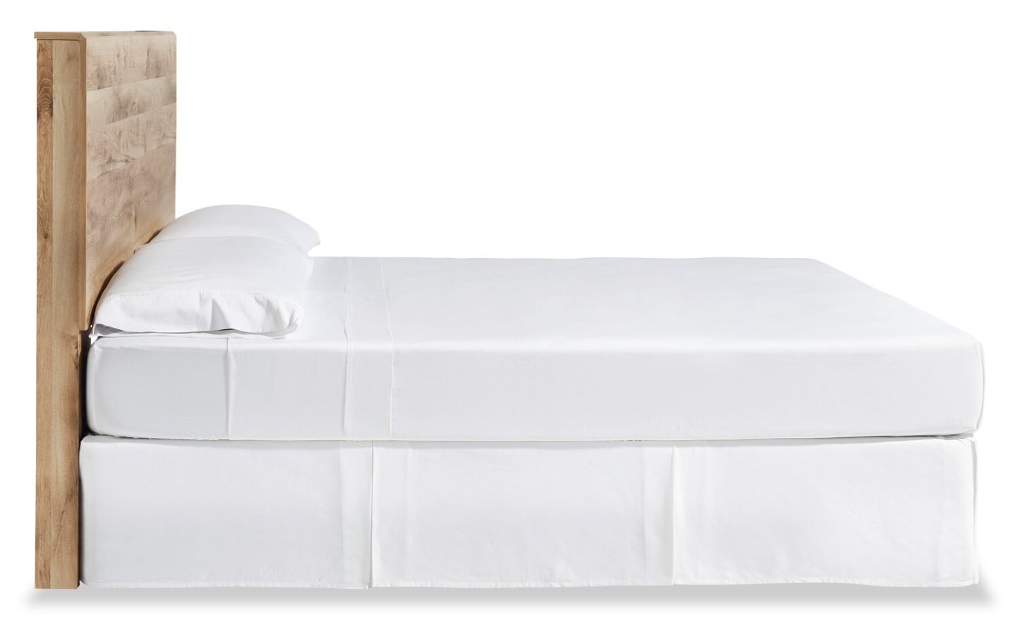 Tête de lit à panneau Derekson, Naturel - Très grand lit | Tête de lit à panneau Derekson, naturelle - format très grand lit