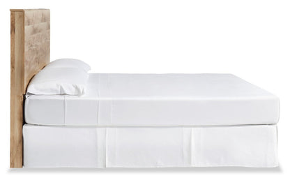 Tête de lit à panneau Derekson, Naturel - Très grand lit | Tête de lit à panneau Derekson, naturelle - format très grand lit