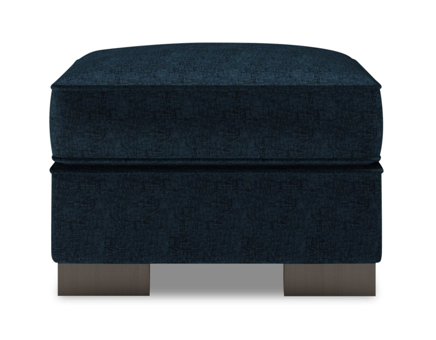 Fabriqué au Canada Canapé personnalisable Lab Track 24 en tissu chenille - Bleu indigo de luxe | Pouf Track de Sofa Lab de 24 po fabriqué au Canada en tissu chenille - bleu Luxury Indigo | TR803193