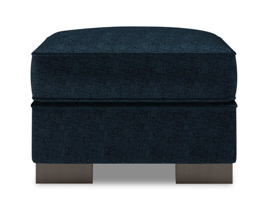 Fabriqué au Canada Canapé personnalisable Lab Track 24 en tissu chenille - Bleu indigo de luxe | Pouf Track de Sofa Lab de 24 po fabriqué au Canada en tissu chenille - bleu Luxury Indigo | TR803193