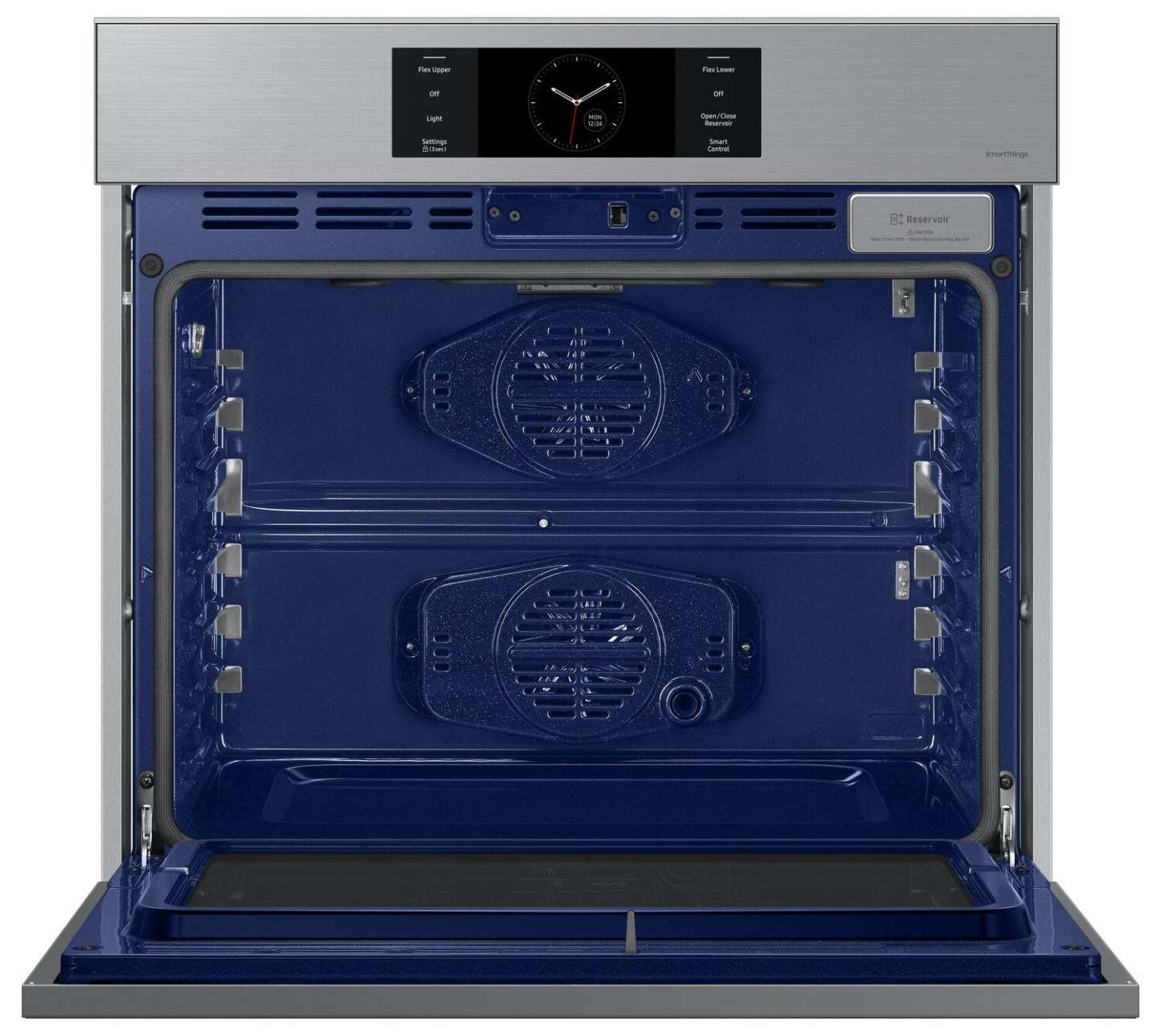 Four mural simple électrique Samsung de 30 po et de 5,1 pi³ avec caméra AI Pro CookingMC et Air Sous Vide - S…