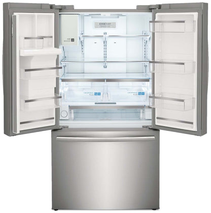 Réfrigérateur Frigidaire Gallery de 22,6 pi³ et de 36 po de profondeur comptoir à portes françaises - Acier inoxydable résistant aux traces…