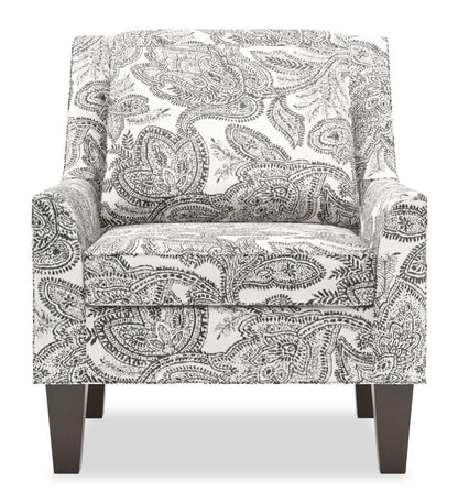 Fauteuil d’appoint club Sofa Lab personnalisable en tissu 29 po avec pattes en bois - Dalmatian multicolore | Made in Canada Sofa Lab Customizable Club 29 Fabric Accent Chair with Wood Legs - Dalmatian Multicolour | CLUB1150