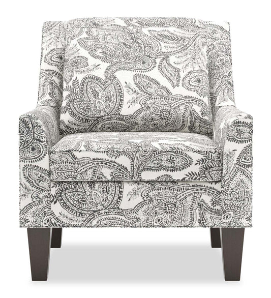 Fauteuil d’appoint club Sofa Lab personnalisable en tissu 29 po avec pattes en bois - Dalmatian multicolore | Made in Canada Sofa Lab Customizable Club 29 Fabric Accent Chair with Wood Legs - Dalmatian Multicolour | CLUB1150