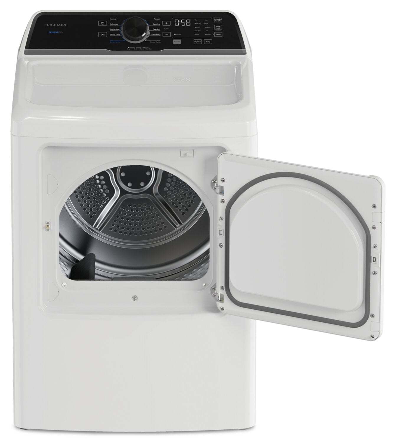 Frigidaire 7 Cu. Fort. Sécheuse électrique - Blanc - FLVE752CBW | Sécheuse électrique Frigidaire de 7 pi³ - blanche - FLVE752CBW