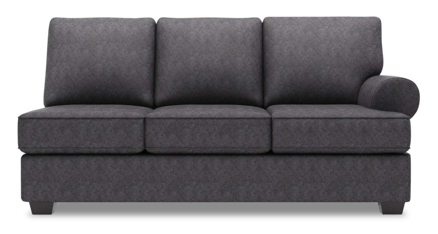 Canapé Lab Roll RAF Canapé - Charbon de luxe | Canapé de droite Roll de la collection Sofa Lab - Charbon de luxe | RO122993