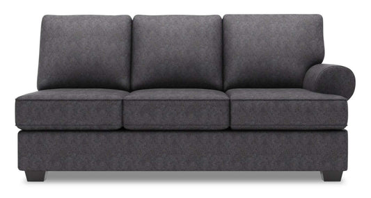 Canapé Lab Roll RAF Canapé - Charbon de luxe | Canapé de droite Roll de la collection Sofa Lab - Charbon de luxe | RO122993