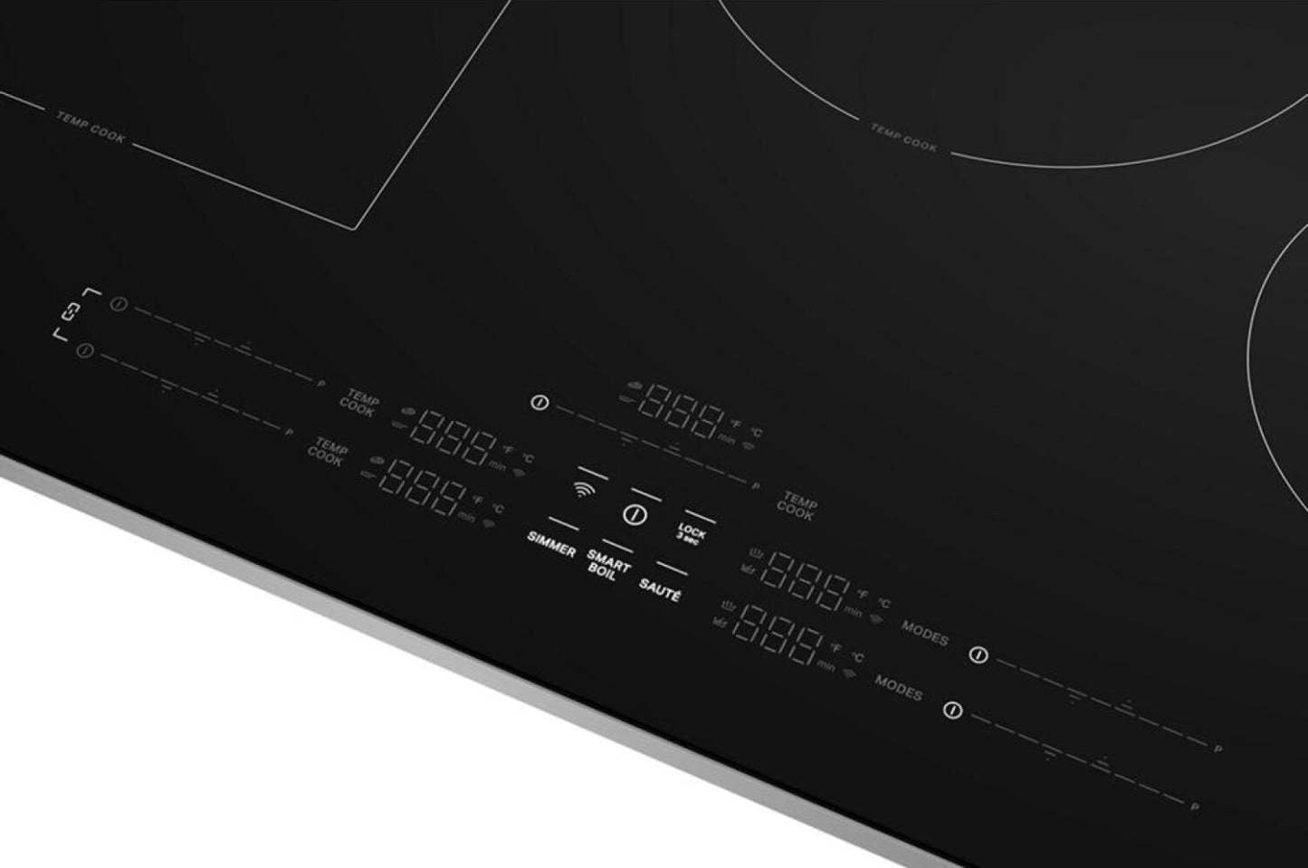 KitchenAid 30 5-Element Induction Cooktop - Stainless Steel - KCIT730SSS | Plaque de cuisson à induction KitchenAid de 30 po à 5 éléments - acier inoxydable - KCIT730SSS