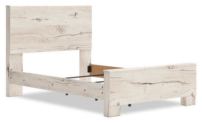 Tête de lit à panneau Derekson, blanc rustique - pleine grandeur | Tête de lit à panneaux Derekson, blanc rustique - format lit double