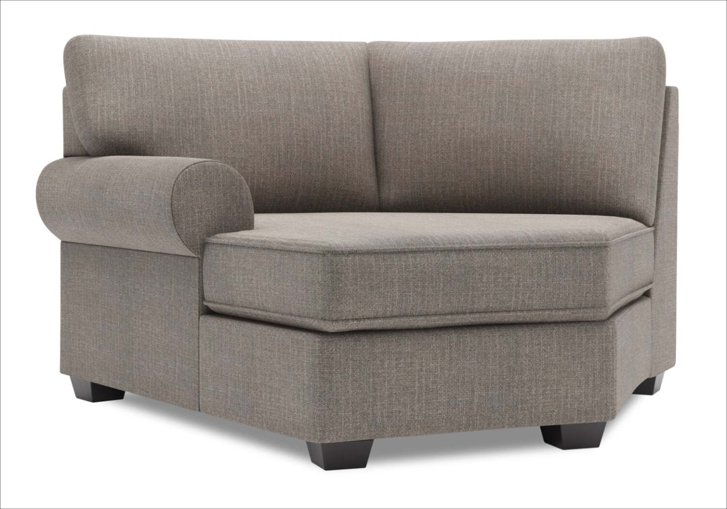 Sofa Lab Roll LAF Cuddler - Luna Smoke | Fauteuil Cuddler de gauche Roll de la collection Sofa Lab - Luna Smoke | RO872391