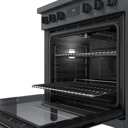 Bosch Série 800 3,7 Cu. Fort. Cuisinière à gaz autoportante de style industriel - HGS8045UC | Cuisinière à gaz amovible Bosch de série 800 de 3,7 pi3 de style industriel - HGS8045UC | HGS8045U