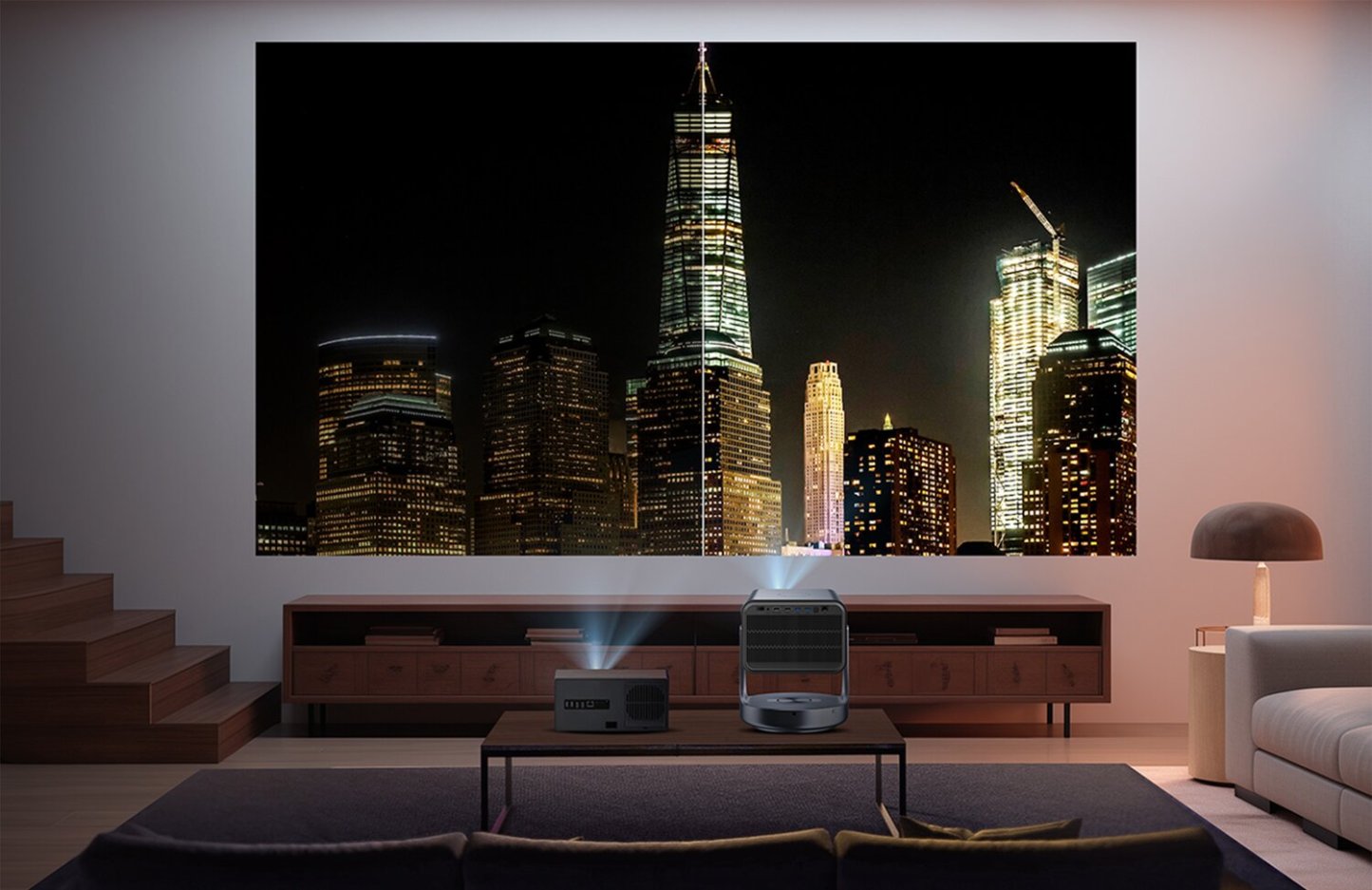 HISENSE 65 - 300 C2 Ultra Triple Laser 4K UHD Mini projecteur intelligent VIDAA OS (C2ULTRLP) | Mini projecteur intelligent C2 Ultra de HISENSE UHD 4K de 65 po à 300 po à triple laser avec système d'exploitation VIDAA (C2ULTRLP)