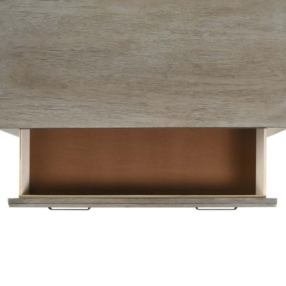 Commode de chevet Levi à 3 tiroirs, 30 L x 30 H, Bois - Gris Dérive | Commode Levi de 30 po (L) x 30 po (H) à 3 tiroirs en bois - gris bois de grève