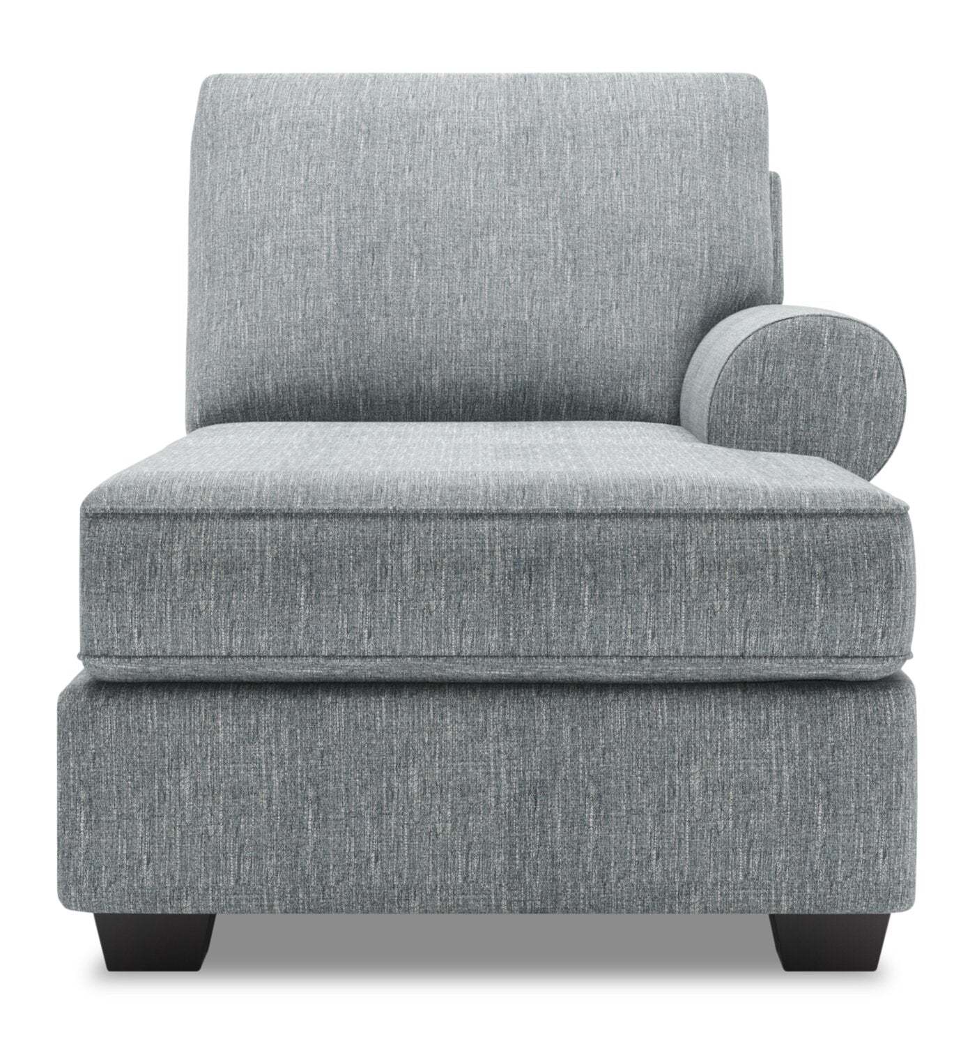 Sofa Lab Roll RAF Chaise - Luna Étain | Fauteuil long de gauche Roll de la collection Sofa Lab - Luna Pewter | RO282291