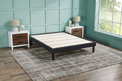 Base de plate-forme Breeze Queen - Noir | Base plateforme Breeze pour grand lit - noir | BREZBBQN