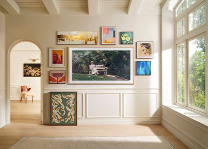 SAMSUNG 85 LS03FW The Frame Neo QLED Vision AI 4K UHD Smart Tizen OS TV (QN85LS03FWFXZC) - Modèle 2025 | Téléviseur intelligent Neo QLED SAMSUNG LS03FW The Frame UHD 4K de 85 po avec Vision AI et système d’exploitation Tizen (QN85LS03FWFXZC) - modèle 2025