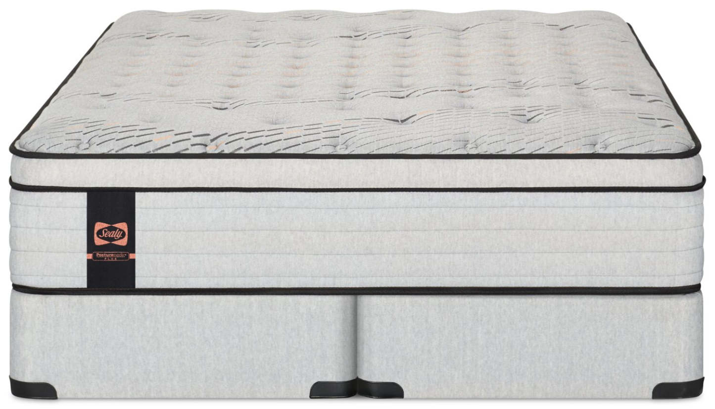 Sealy Posturepedic® Plus Alora Eurotop Plush King Mattress Set | Ensemble Matelas moelleux à Euro-plateau Alora PosturepedicMD Plus de Sealy pour très grand lit | ALORAPKP