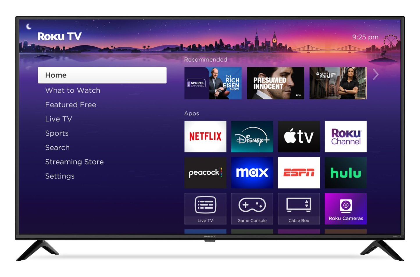 Magnavox 55 4K Ultra HD Roku Smart TV | Téléviseur intelligent Magnavox Ultra HD 4K de 55 po avec Roku TVMC