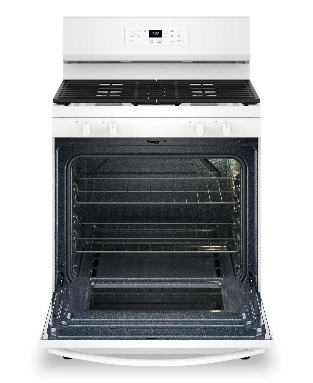 Cuisinière à gaz Whirlpool de 30 po et de 5,3 pi³ avec brûleur SpeedHeat™ - WFGS3530RW | Cuisinière à gaz Whirlpool de 5,3 pi³ et de 30 po avec brûleur SpeedHeatMC - WFGS3530RW | WFGS353W