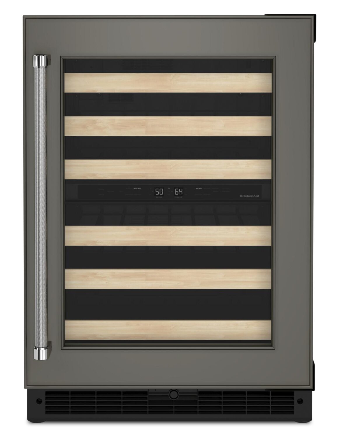 Réfrigérateur à vin KitchenAid de 5 pi³ et de 24 po sous le comptoir - panneau personnalisable - KUWR214KPA | KitchenAid 24 5 Cu. Ft. Undercounter Wine Refrigerator - Panel Ready - KUWR214KPA