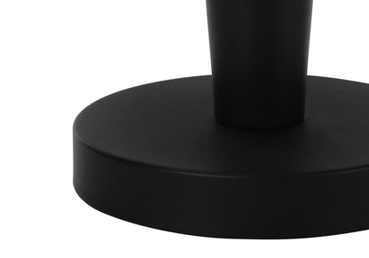 24 Ensemble 2 pièces en métal noir, avec deux lampes de table et chargement USB|Ensemble 2 lampes de table de 24 po en métal noir avec recharge USB