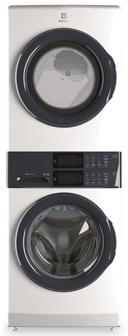 Tour de buanderie Laundry TowerMC Electrolux à chargement frontal de 5,1/8,0 pi³ - blanc - ELTE730CAW | Electrolux 5.1/8.0 Cu. Ft. Front-Load Laundry Tower - White…