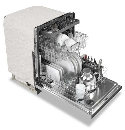Lave-vaisselle encastré KitchenAid de 24 po et de 39 dBA avec commandes à l’avant et 3e panier - acier inoxydable PrintShield…