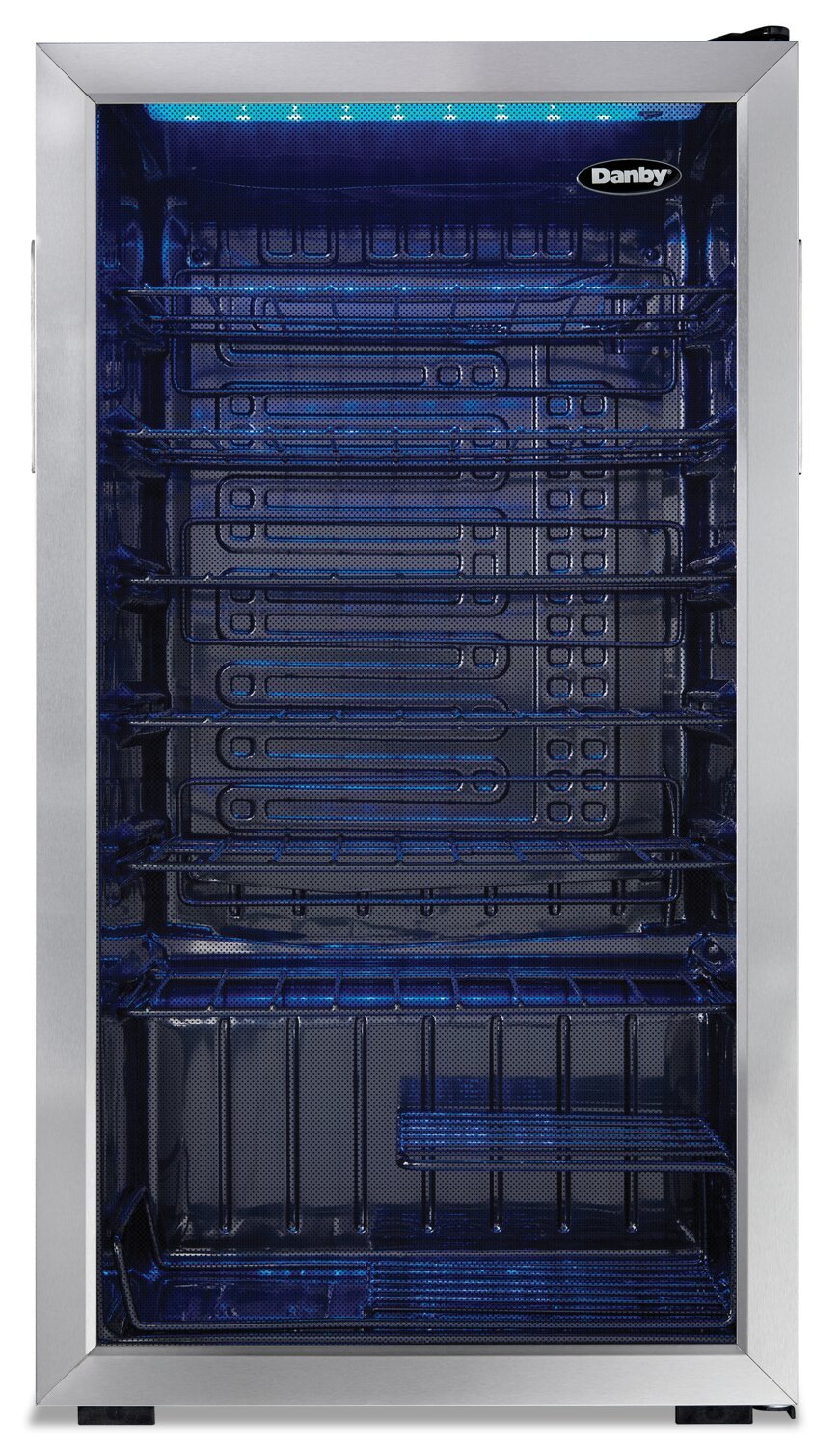 Danby 17,5 3,3 Cu. Fort. Refroidisseur à vin à une porte - Inox - DWC036A1BSSDB-6 | Réfrigérateur à vin Danby de 3,3 pi³ et de 17,5 po à 1 porte - acier inoxydable - DWC036A1BSSDB-6
