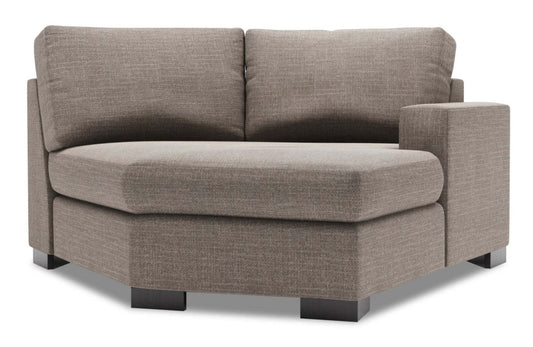Canapé Lab Track RAF Cuddler - Luna Smoke | Fauteuil Cuddler de droite Track de la collection Sofa Lab - Luna Smoke | TR862391