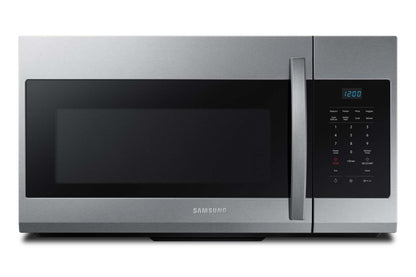 Samsung 1,7 Cu. Fort. Micro-ondes à grande portée avec 300 CFM et cuisson et réchauffage automatiques - Acier inoxydable -… | Quatre à micro-ondes à hotte intégrée Samsung de 1,7 pi³ avec 300 pi³/min, Wi-Fi et cuisson et réchauf…