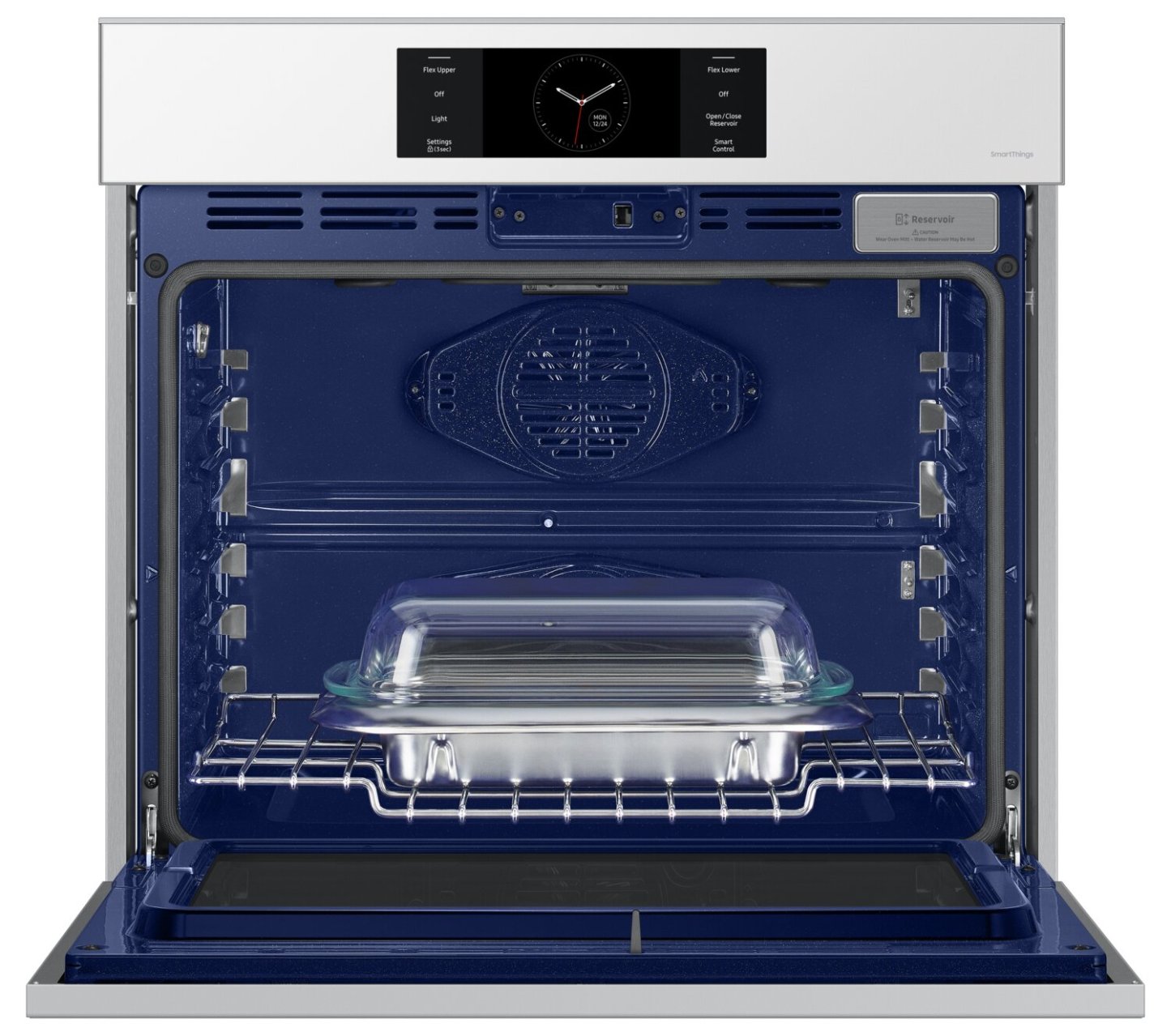 Four mural simple électrique Samsung de 30 po et de 5,1 pi³ avec caméra AI Pro Cooking™ et Air Sous Vide - W…