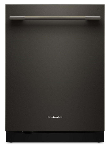 Lave-vaisselle KitchenAid de 24 po et de 44 dBA avec troisième panier 360° Max JetsMC - minerai noir - KDTS624SBE