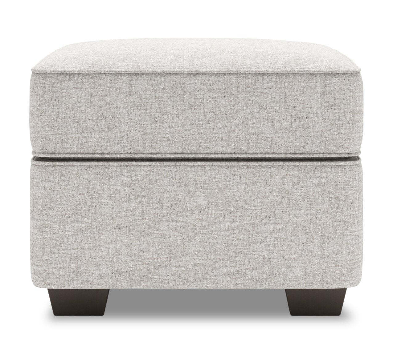 Fabriqué au Canada Canapé personnalisable Lab Roll 24 en tissu chenille - Argent de luxe | Pouf Roll de Sofa Lab de 24 po fabriqué au Canada en tissu de chenille - argenté Luxury Silver | RO802793