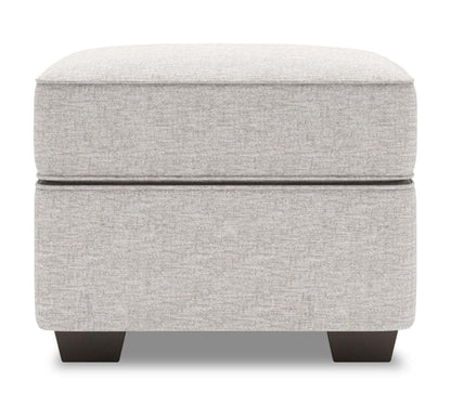 Fabriqué au Canada Canapé personnalisable Lab Roll 24 en tissu chenille - Argent de luxe | Pouf Roll de Sofa Lab de 24 po fabriqué au Canada en tissu de chenille - argenté Luxury Silver | RO802793