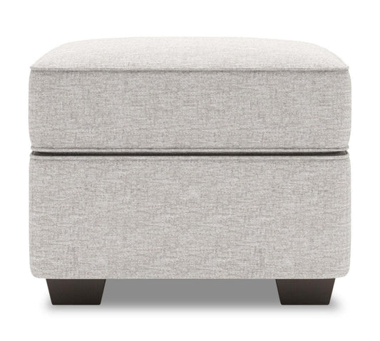 Fabriqué au Canada Canapé personnalisable Lab Roll 24 en tissu chenille - Argent de luxe | Pouf Roll de Sofa Lab de 24 po fabriqué au Canada en tissu de chenille - argenté Luxury Silver | RO802793