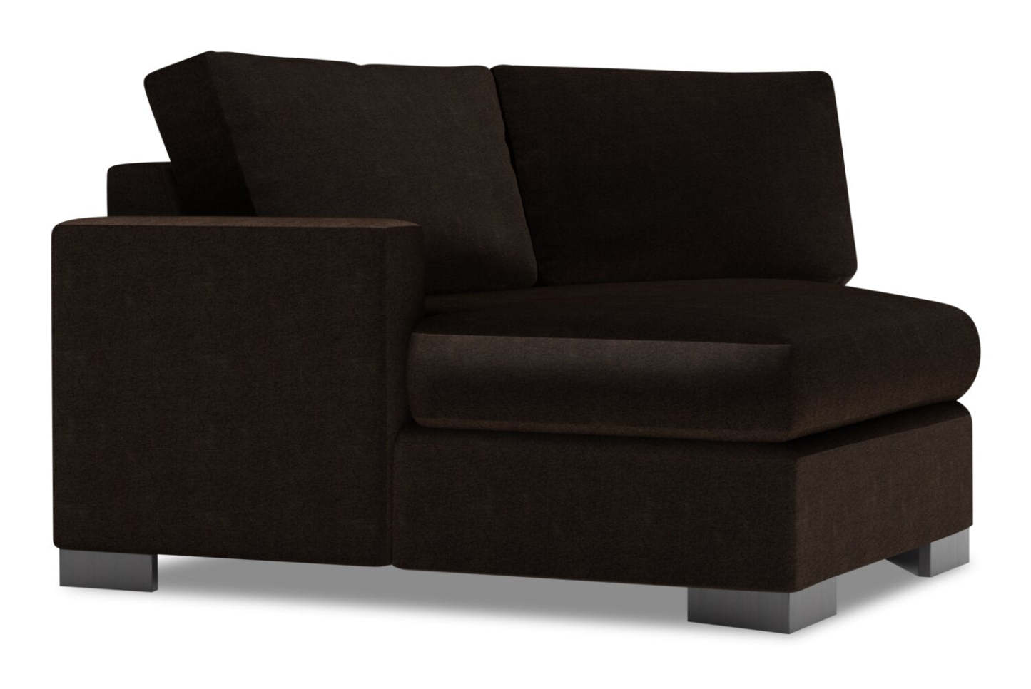 Sofa Lab Track LAF Cuddler - Luxury Chocolate | Fauteuil Cuddler de gauche Track de la collection Sofa Lab - Luxury Chocolate | TR873293