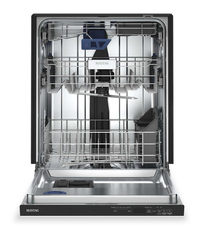 Lave-vaisselle encastré Maytag de 24 po et de 47 dBA avec commandes sur le dessus - blanc - MDPS7024SW