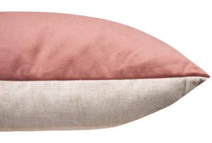 Coussin décoratif d'apparence velours - Rose | Coussin décoratif d'apparence velours - rose | FL1026DP