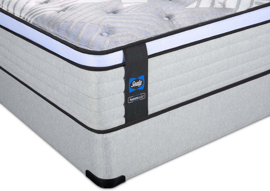 Sealy Posturepedic® Série 800 Strasbourg Eurotop Plush King Ensemble de matelas | Ensemble matelas moelleux à Euro-plateau Strasbourg PosturepedicMD de série 800 de Sealy pour très grand lit