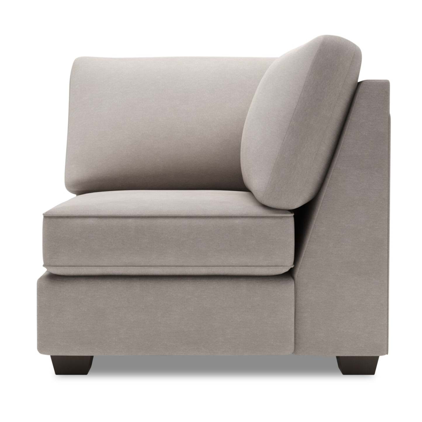 Fauteuil carré en coin Roll de la collection Sofa Lab - Pax Slate | RO883049