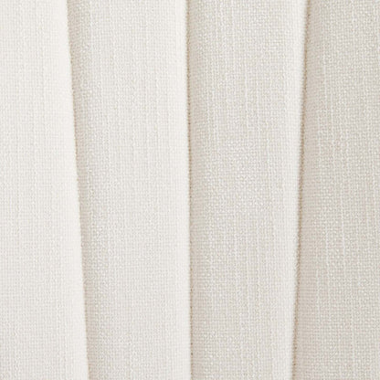 Zoe 5pc Dining Set with Table & 4 Chairs, Glass Top, Metal Geometric Base, 47W Round - Black & Ivory | Ensemble de salle à manger Zoe 5 pièces avec table ronde de 47 po (L), dessus en verre, base géométrique en métal et 4 chaises - noir et ivoire