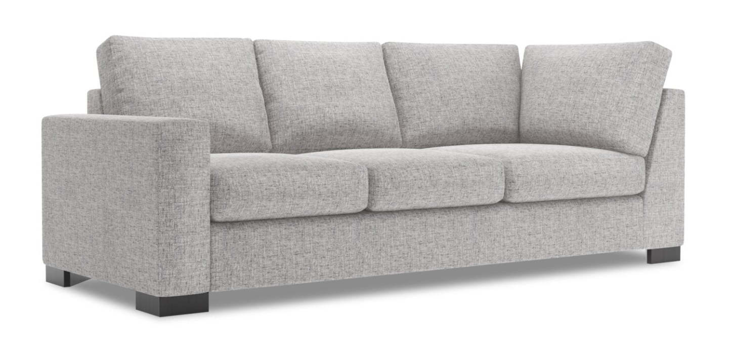 Sofa Lab Track LAF Sofa Return - Luna Domino | Sofa de gauche pour rallonge Track de la collection Sofa Lab - Luna Domino | TR152191