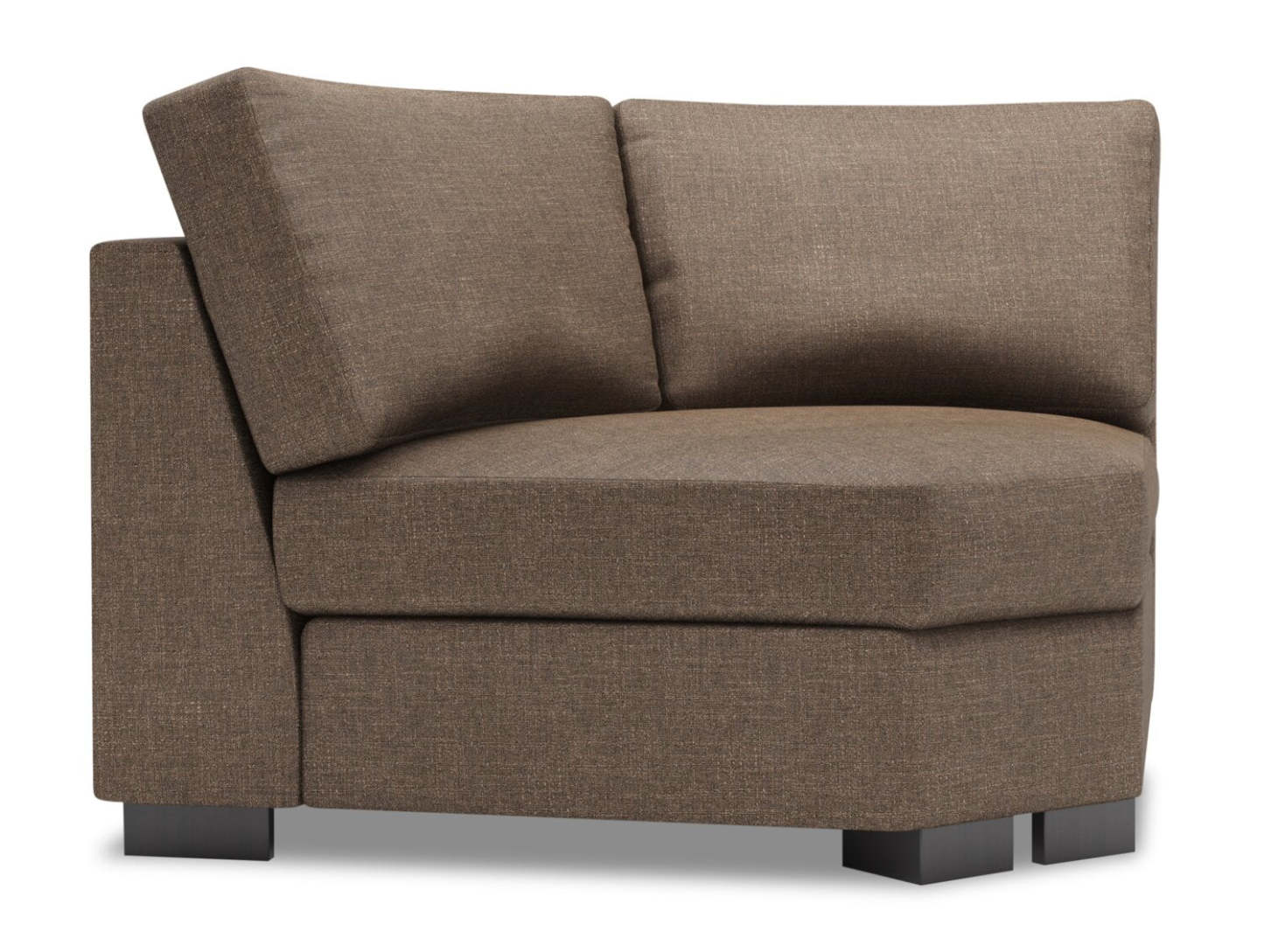 Sofa Lab Track Curved Wedge - Luna Praline | Fauteuil courbé en coin Track de la collection Sofa Lab - Luna Praline | TR842591