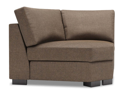 Sofa Lab Track Curved Wedge - Luna Praline | Fauteuil courbé en coin Track de la collection Sofa Lab - Luna Praline | TR842591