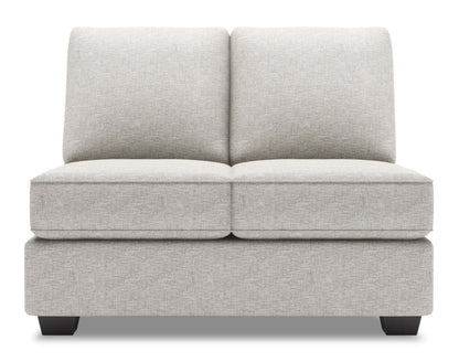 Sofa Lab Roll Causeuse sans accoudoirs - Luxe Argent | Causeuse sans accoudoirs Roll de la collection Sofa Lab - Luxe Argent | RO252793