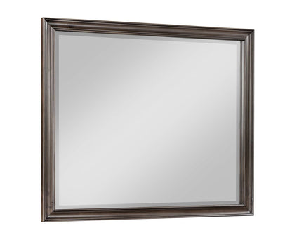 Miroir de commode de chambre à coucher Kane - Brun | Miroir de commode de chambre à coucher Kane - brun